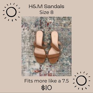 H&M Nude Stappy Sandals